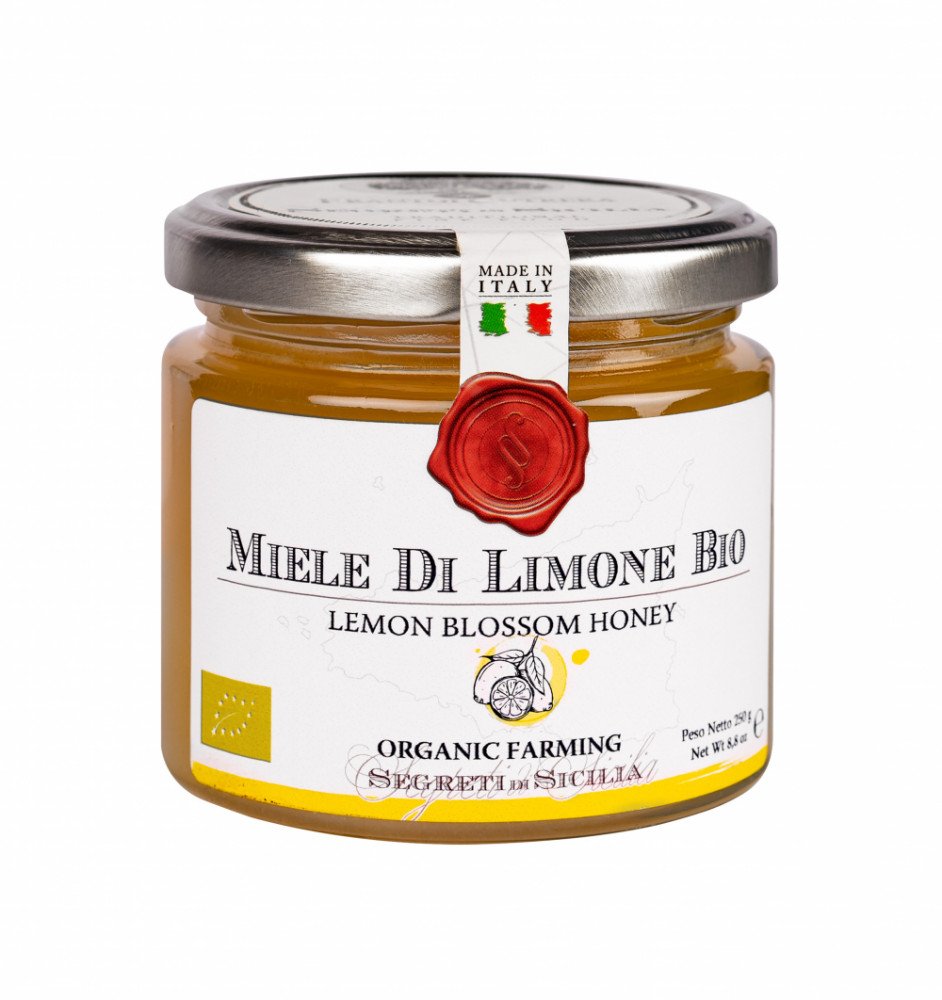 Miere din flori de lamai, cultura organica, Frantoi Cutrera, 250g